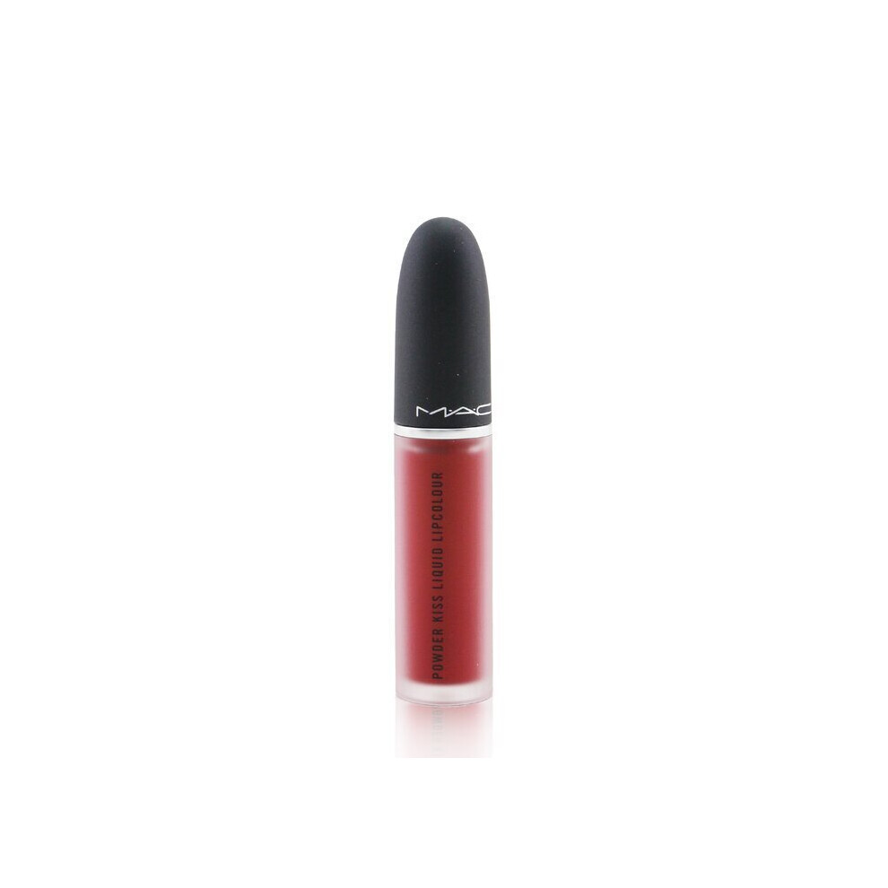 Mac Red Powder Kiss Liquid Lipcolour - # 975 Ruby Boo 5Ml/0.17Oz
