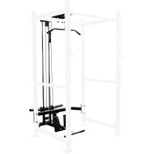 (For 206cm high GM3 Power Rack, Full System Inc Stabiliser Bar) GYM MASTER Dual Cable System Attachment for GM3 Power Rack