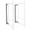 (226cm, 90cm) GYM MASTER GM3 Power Rack Extension Kit 1