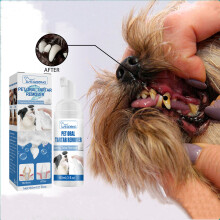 Pet tartar remover remove calculus, yellow teeth bad breath, teeth cleaning, teeth cleaning, oral foam cleaning