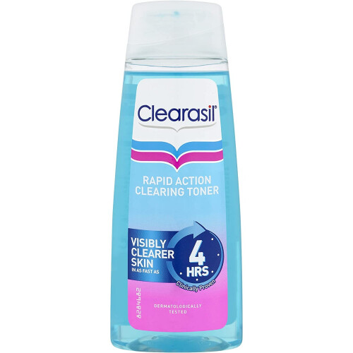Clearasil Ultra Rapid Action Deep Pore Treatment Toner, Unclog Pores For A Visibly Clearer Skin, Remove Dirt & Spots, 200ml