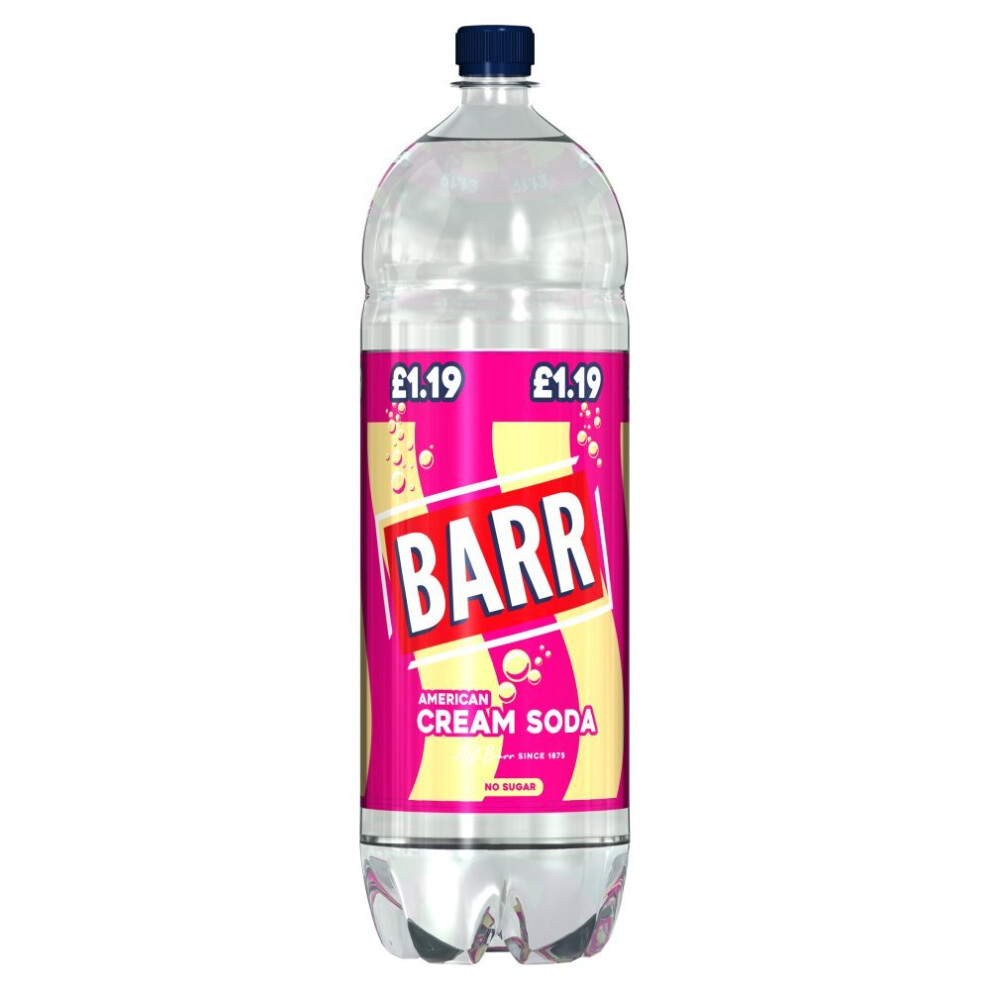 Barr American Cream Soda 2 Litre (Pack Of 6)