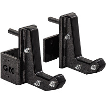 GYM MASTER Pair of GM3 Sandwich J-Cup Hooks with UHMW Protection