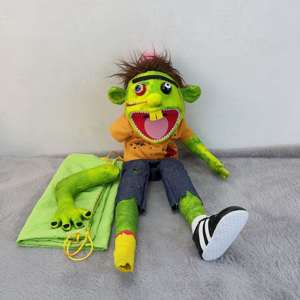 (Zombie Jeffy) Jeffy Hand puppet Doll FEEBEE Doll SuperMarioLogan