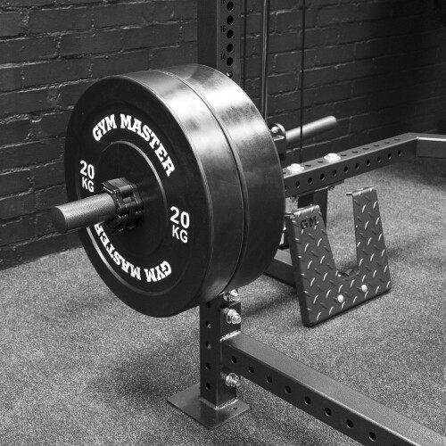 GYM MASTER 50mm 2" Olympic Weight Barbell Bar Locking Clamp Collars with Quick Release 1