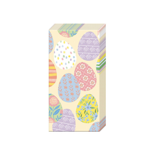 Easter Paper Pocket Tissues Eggstra Eggs Handbag Disposable 10 Pack