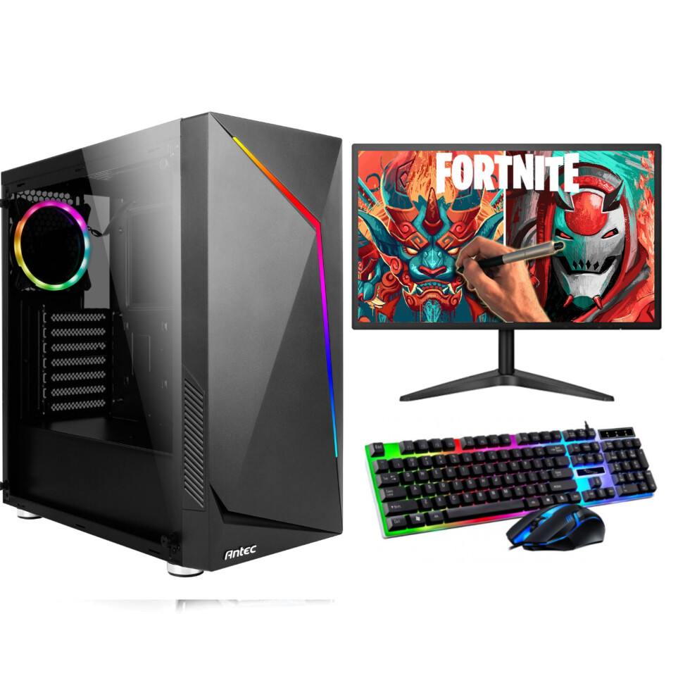 FCS FAST Gaming PC Bundle Intel Core i5 3.10GHz 16GB 1TB 120GB SSD NVIDIA GT730