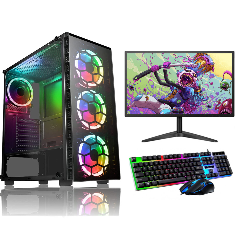 FCS FAST Gaming PC Bundle Intel Core i5 3.10GHz 16GB 1TB 120GB SSD NVIDIA GT730 By FCS