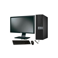 Dell OptiPlex 7050 Computer SSF Core i5-6th Gen 8GB RAM 500GB Screen 19in Windows 11 WI-FI - Refurbished