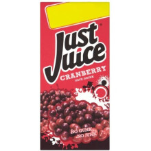 Just Juice Cranberry 1L (Pack of 12 )