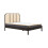Birlea Rattan Double Bed Frame Birlea Margot 135cm 4FT6 Black Bedstead 12