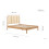 Birlea Rattan Double Bed Frame Birlea Margot 135cm 4FT6 Oak Bedstead 8