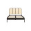 Birlea Rattan Double Bed Frame Birlea Margot 135cm 4FT6 Black Bedstead 7