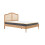 Birlea Rattan Double Bed Frame Birlea Leonie 135cm 4FT6 Oak Bedstead 1
