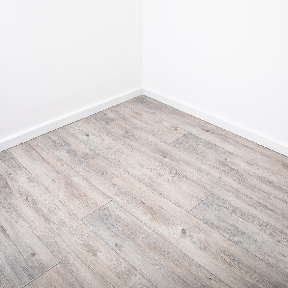 (Rustic Oak Plank, 5m x 2m Width) Oak Plank Effect Vinyl Flooring Roll Rustic Farmhouse