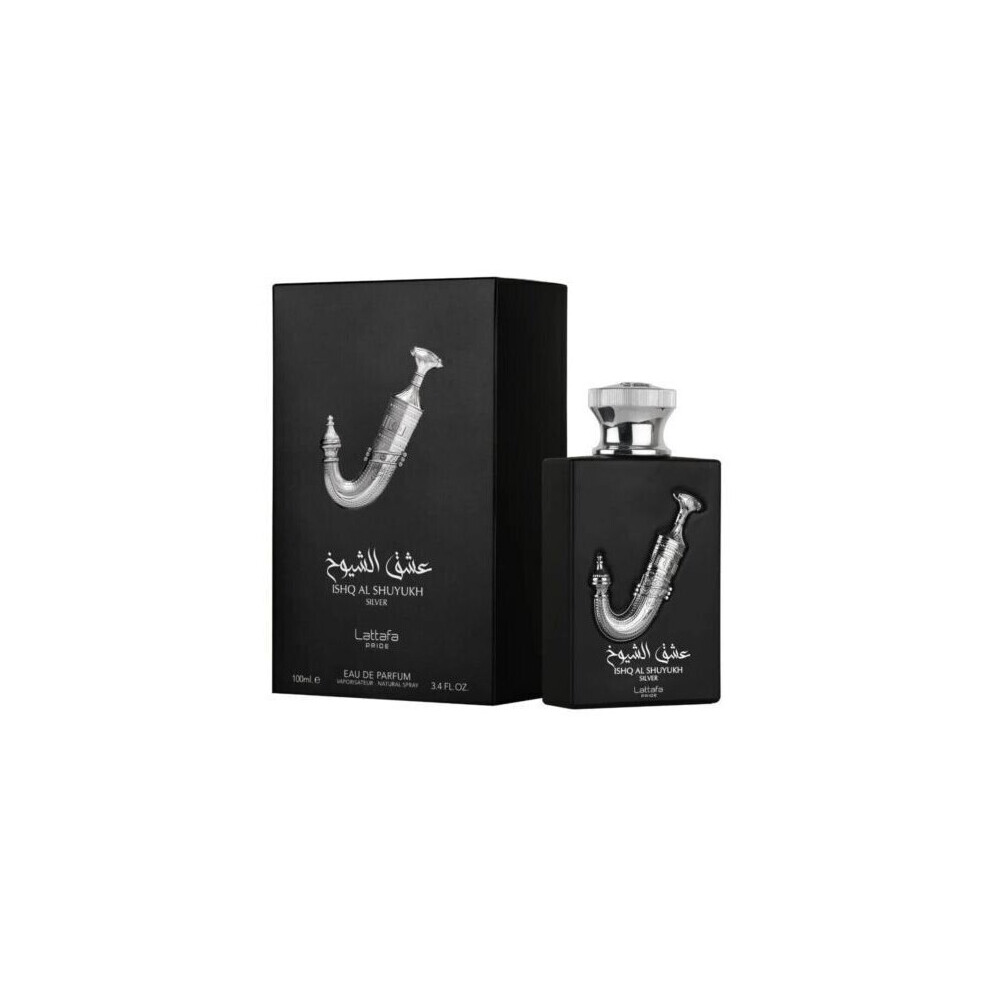 Lattafa Pride Ishq Al Shuyukh Silver Perfume for Man and Woman 100 ML/3.4fl EDP