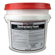 Saver Systems 2472995 25 lbs Heat Shield Cerfractory Foam Smoke Chamber Sealant Bucket
