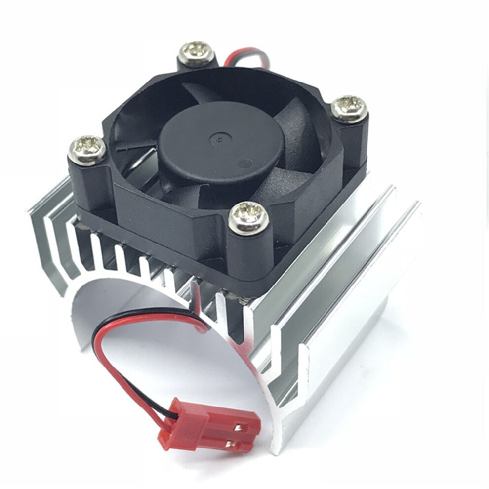 Photos - Parts for Drones & RC models Alloy 540/550 Motor Heatsink Radiator Fan JST Connector for 1/8 1/10 RC Car Part(Silver)
