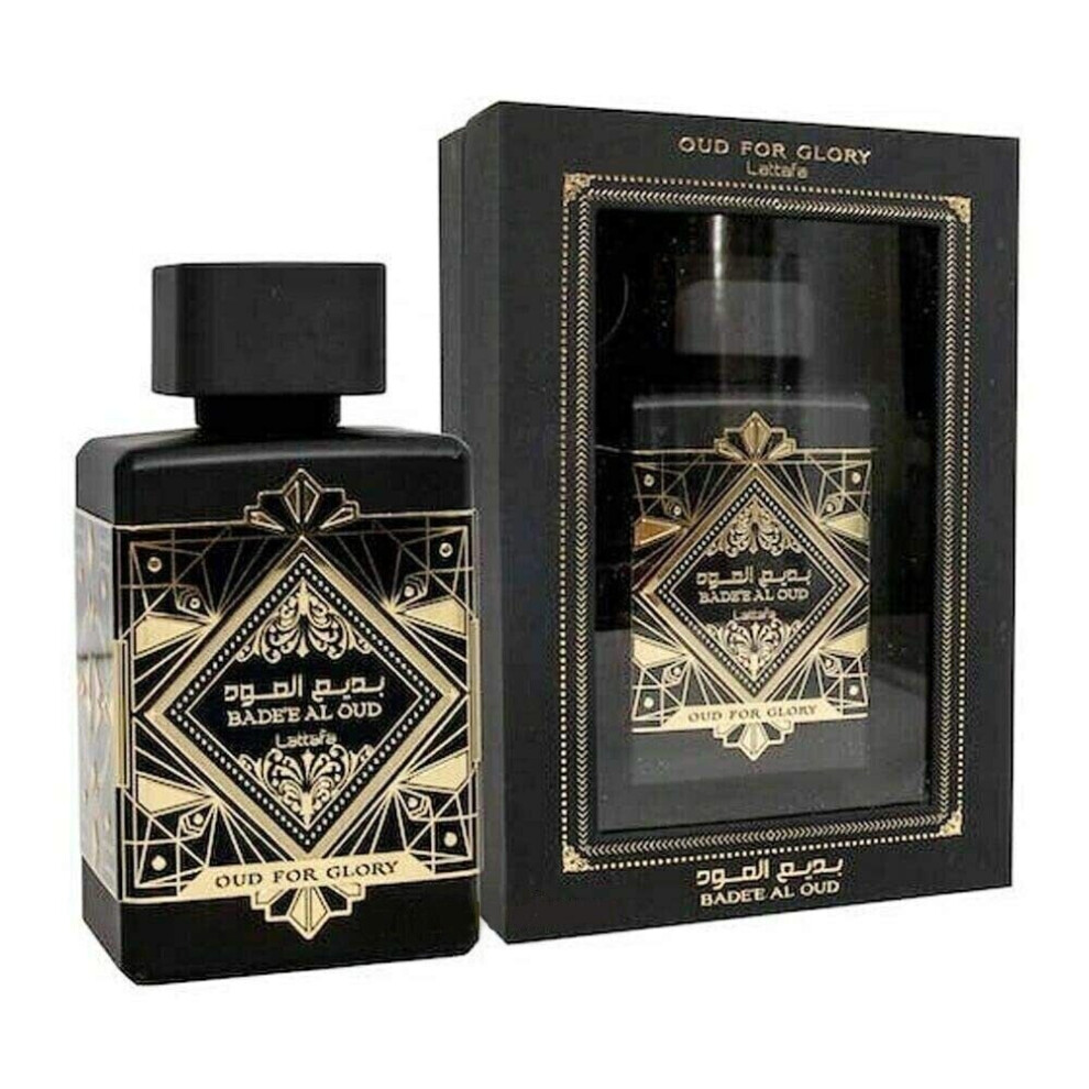 Lattafa Oud For Glory Bade'e Al Oud Unisex Eau De Parfum Spray 3.4 oz