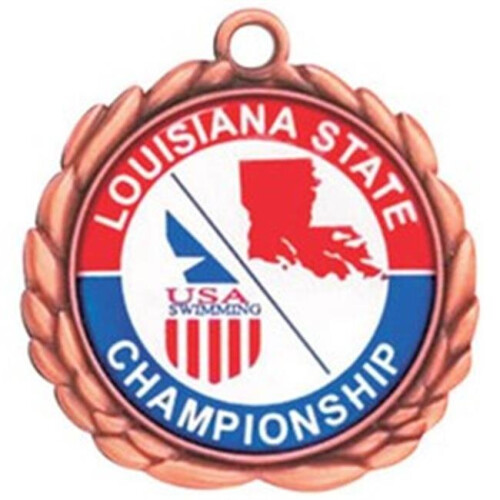 Simba Simba EXPRESS-032 1.5 in. Vibraprint Insert Medal, Gold