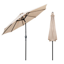 3M Garden Outdoor Banana Parasol Patio Umbrella Sun Shade Cantilever