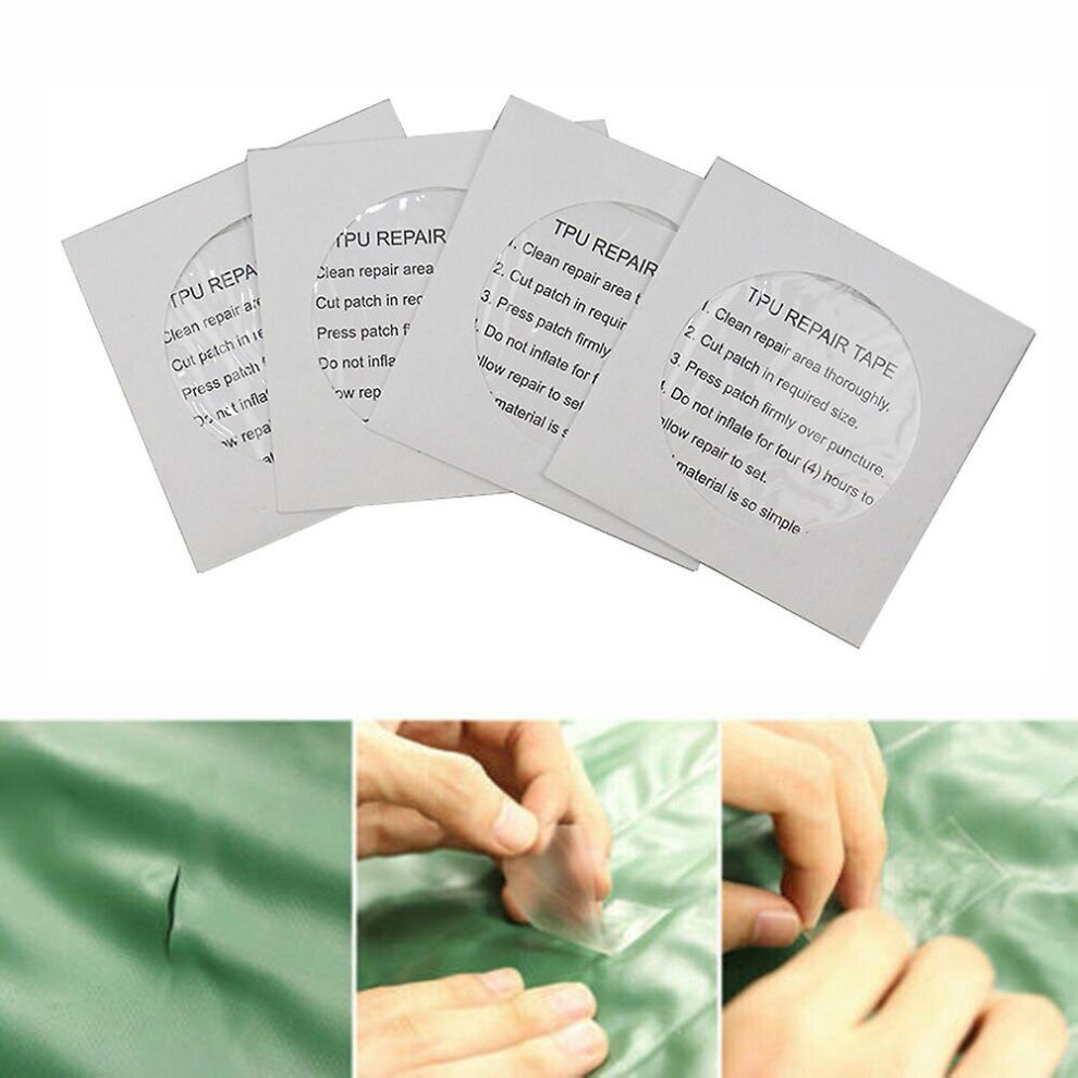 (10 pcs) Tpu Repair Patch Waterproof Transparent Repair Tape For Tent Swim Rings-image-OPC-PBCKWKD-NEW