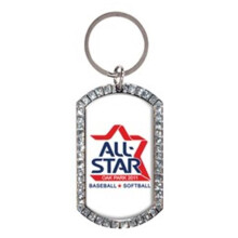 Simba EXPRESS-KT40 2.25 x 1.25 in. GEM Dogtag Keytag Vibraprint with Split Ring