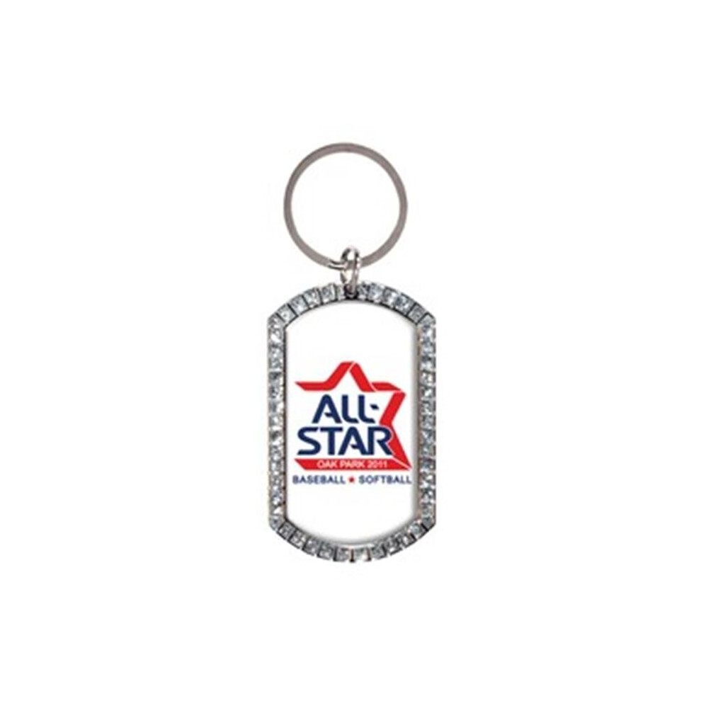 Simba Express-Kt40 2.25 X 1.25 In. Gem Dogtag Keytag Vibraprint With Split Ring