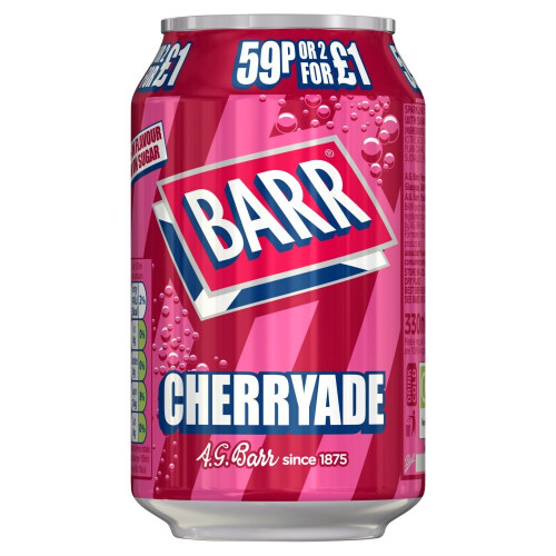 Barr Barr Cherryade 330ml (Pack of 24) 1