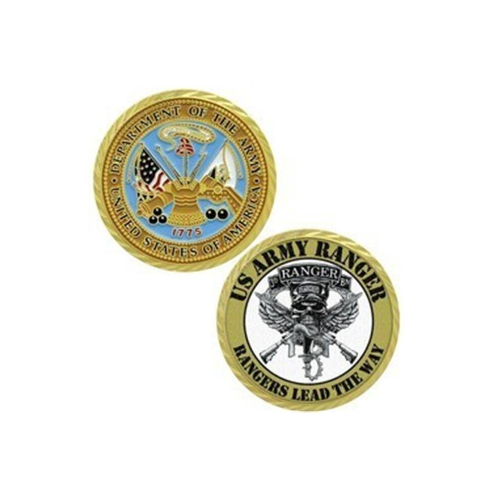 Simba EXPRESS-DSCM12 1.75 in. Custom Texture Tone Air Force Double Sided Coin