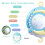 Μωρό μουσικό κρεβατάκι κρεβάτι Bell Cot Mobile Stars Dreams Light Nusery 2