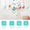 Μωρό μουσικό κρεβατάκι κρεβάτι Bell Cot Mobile Stars Dreams Light Nusery 3