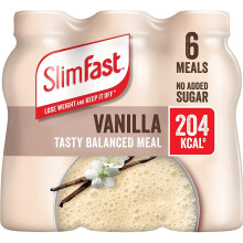 SlimFast Ready-To-Drink Tasty Vanilla Shake, 6 x 325ml