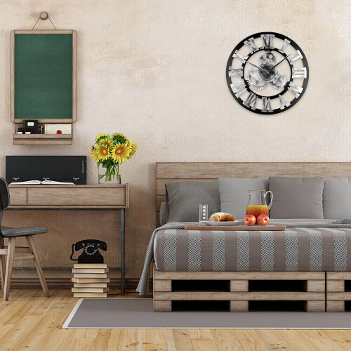 FLEMYE 60CM XL ΡΩΜΑΪΚΟΎΣ ΑΡΙΘΜΟΎΣ ΣΚΕΛΕΤΌΣ ΡΟΛΌΙ ΤΟΊΧΟΥ ΜΕΓΆΛΟ ΓΊΓΑΝΤΑ 2