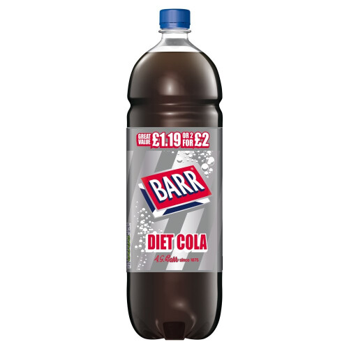 Barr Barr Diet Cola 2 Litre (Pack of 6) 1