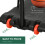 SPORTNOW SPORTNOW Kids Adjustable Basketball Hoop and Stand w/ Wheels, 1.8-2m 6