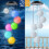 Hanging Colour Changing Solar Powered LED Ball Lights Garden Balcony 2
