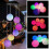 Hanging Colour Changing Solar Powered LED Ball Lights Garden Balcony 3