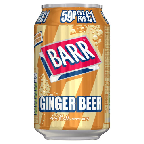 Barr Barr Ginger Beer 330ml (Pack of 24) 2