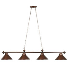 RAM Game Room PR78 CAP 78 in. 4 Light Fixture Billiard Light - Cappuccino