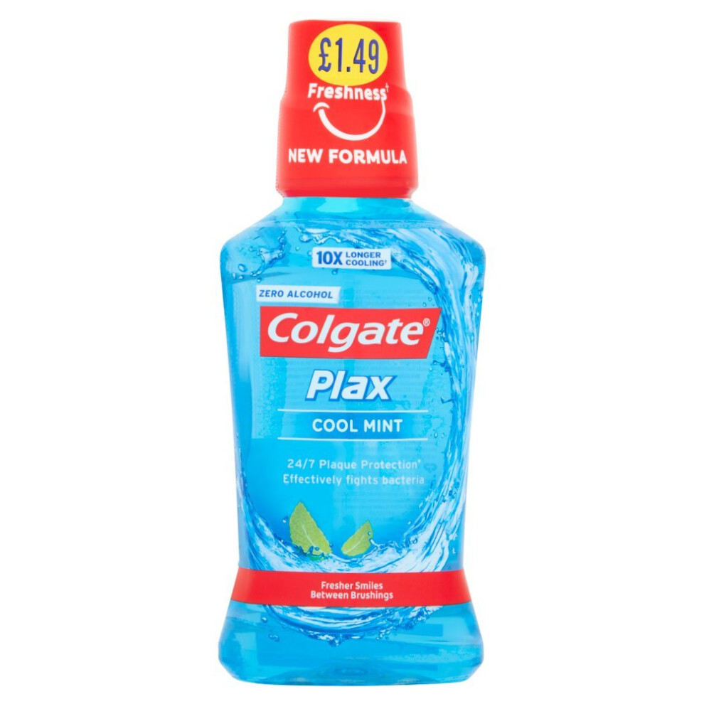 Colgate Plax Cool Mint 250ml (Pack of 6)