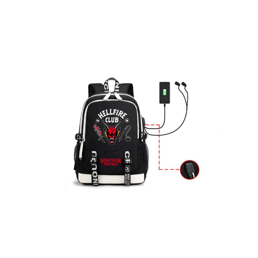 (Black) Stranger Things Hellfire Club Backpack