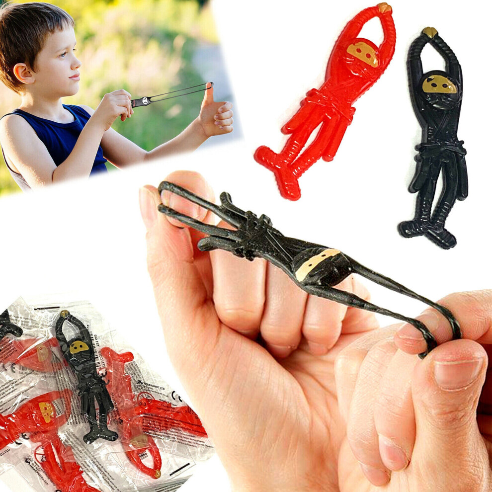 20 x Stretchy Ninja Shoot Toys Boys Girls Favors Loot Birthday Party Bag Fillers