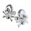 US Toy JA672 Metallic Skull Rings 1