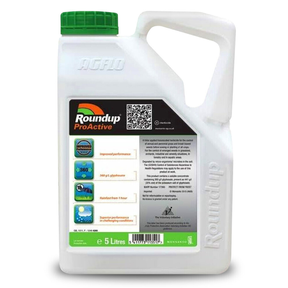 Roundup Proactive 360 Total Weed Killer 5L