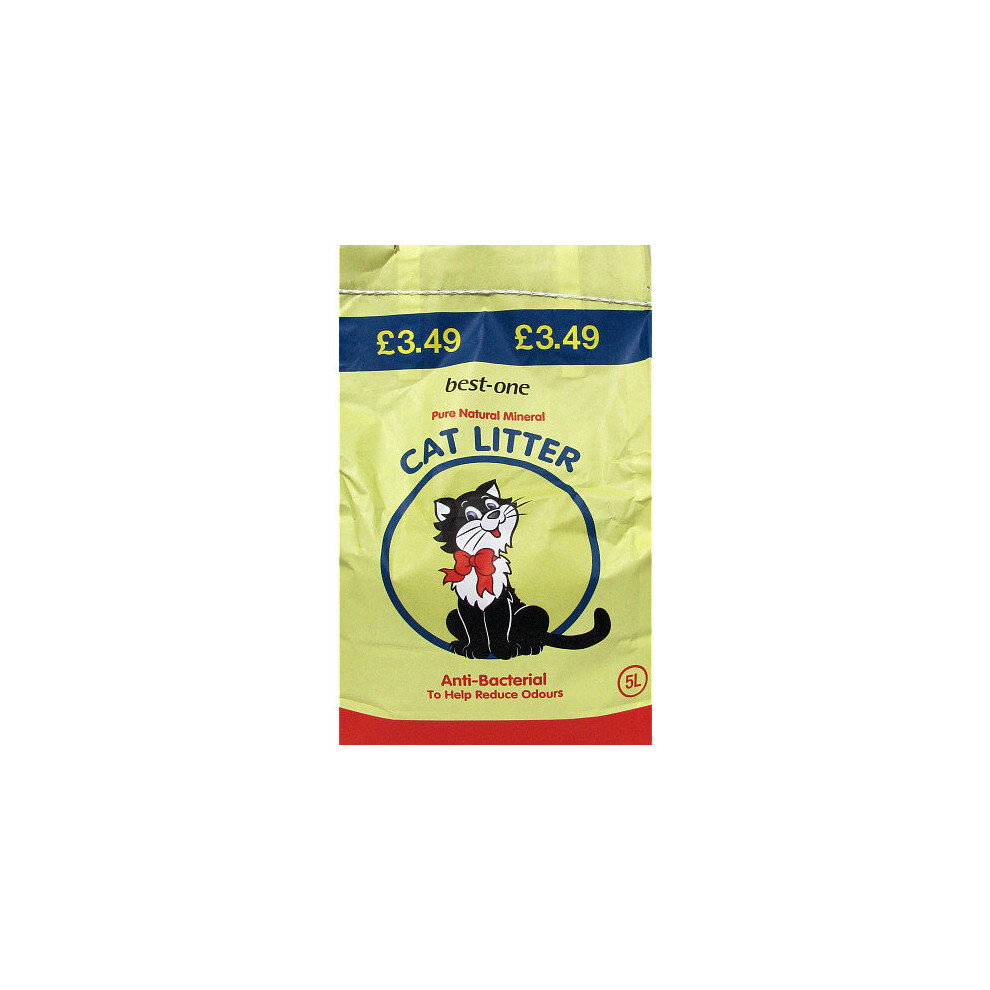 Bestone Anti Bac Cat Litter 5Ltr (Pack of 4)