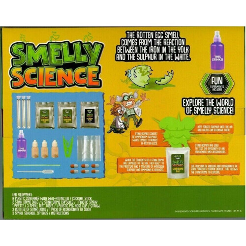Smelly Science Chemistry Toy Set Make Stink Bombs & Fart Smells on OnBuy