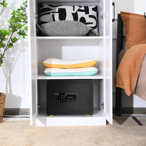 Costway Safe Box Electronic Safe Cabinet Steel Security Lock Box Office 2