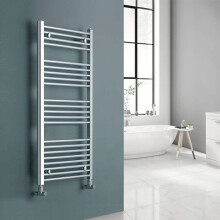 800mm x 600mm Chrome Heated Towel Warmer Ladder Rail