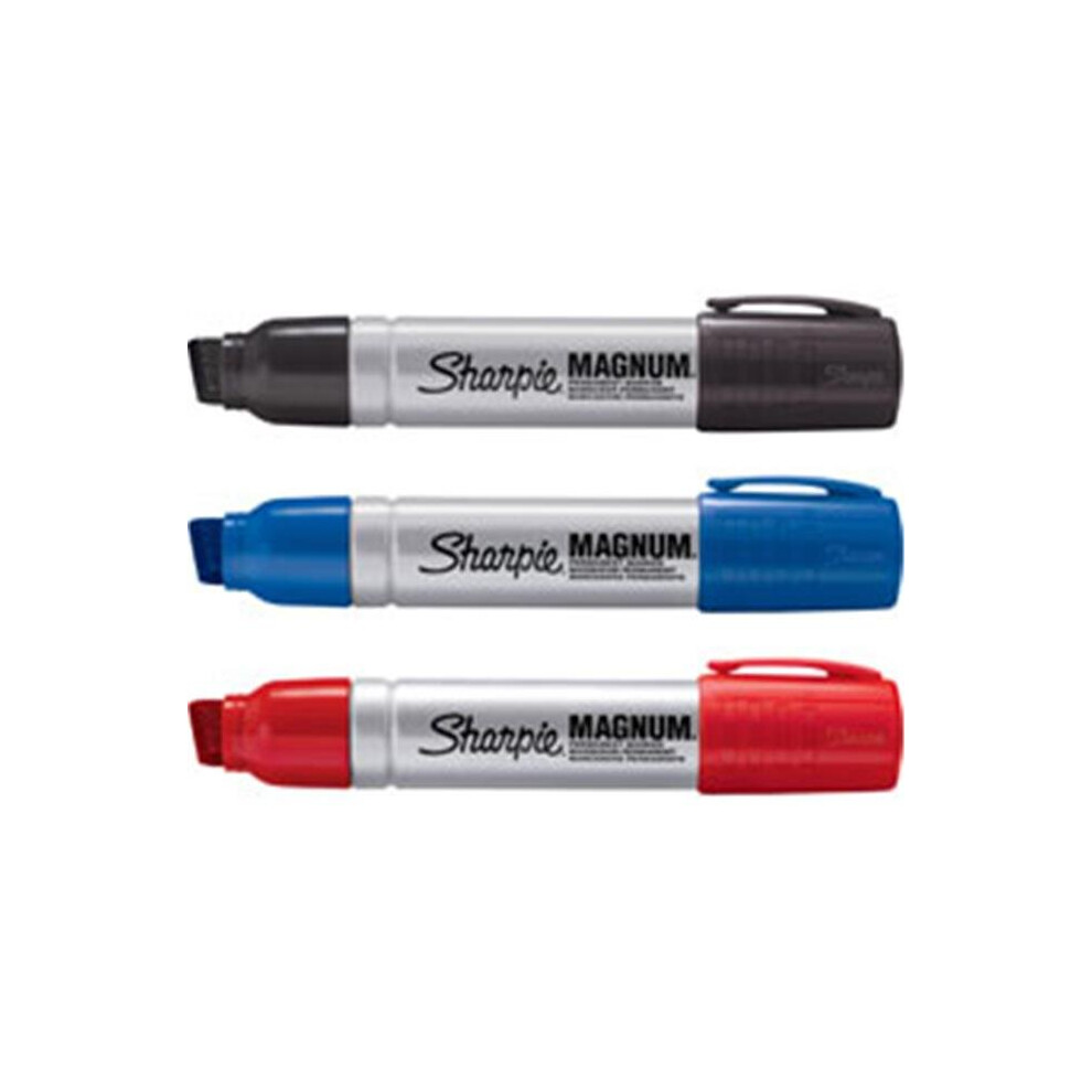 Sharpie Sanford Brands San44003 Magnum Permanent Markers, Blue